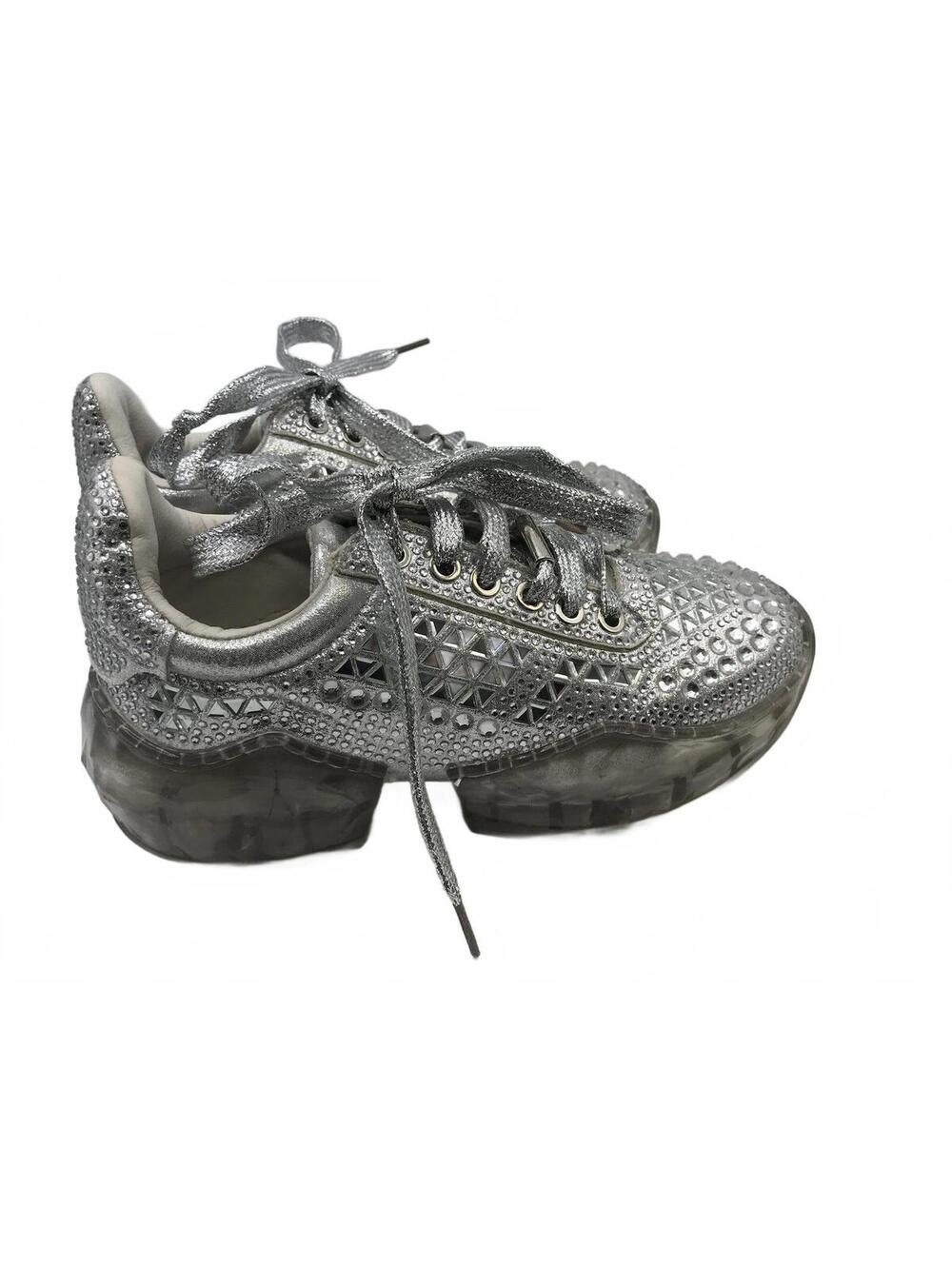 La Seelah  Kids Shoes Size 5.5 White with Ringstones - Picture 10 of 10